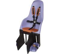 Sedile bici Junior portapacchi posteriore pieghevole Minia ( Viola )
