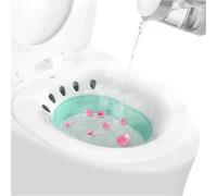 Sedile bidet per WC, vasca da bagno per la zona privata, ideale per gravidanza e post-parto, montabile a parete, 38,5 x 37,5 x 14,5 cm