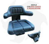 SEDILE CON MOLLEGGIO UNIVERSALE PER TRATTORI FIAT LANDINI MASSEY FERGUSON