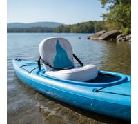 Sedile con Schienale Gonfiabile Confortevole Cuscino Canoa Ergonomico Imbottito