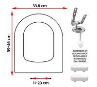 SEDILE COPRIWATER COMPATIBILE ASTRA SERIE 84 BIANCO