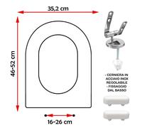 SEDILE COPRIWATER COMPATIBILE ASTRA SERIE 85 BIANCO