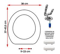 SEDILE COPRIWATER COMPATIBILE AZZURRA FULL 54 BIANCO