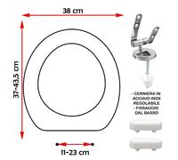 SEDILE COPRIWATER COMPATIBILE CESAME BIT BIANCO