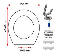 SEDILE COPRIWATER COMPATIBILE ESEDRA BULL 500 BIANCO