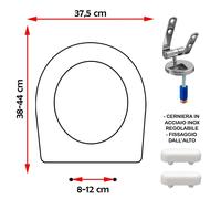 SEDILE COPRIWATER COMPATIBILE ESEDRA KEY BIANCO