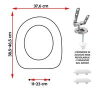 SEDILE COPRIWATER COMPATIBILE ESEDRA MY FAIR BIANCO