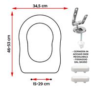 SEDILE COPRIWATER COMPATIBILE FLAMINIA EFI BIANCO