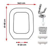 SEDILE COPRIWATER COMPATIBILE FLAMINIA SPRINT SOSPESO BIANCO
