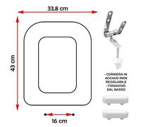 SEDILE COPRIWATER COMPATIBILE GRAVENA CONNY BIANCO