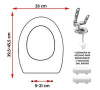 SEDILE COPRIWATER COMPATIBILE GRAVENA CROMA BIANCO
