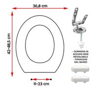SEDILE COPRIWATER COMPATIBILE GRAVENA DERBY BIANCO