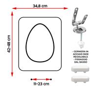SEDILE COPRIWATER COMPATIBILE GRAVENA GAYA BIANCO