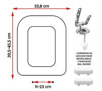 SEDILE COPRIWATER COMPATIBILE GRAVENA SMART BIANCO