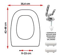 SEDILE COPRIWATER COMPATIBILE HATRIA-SPEA LISA BIANCO