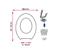 SEDILE COPRIWATER COMPATIBILE HATRIA SPEA SCULTURE BIANCO