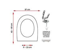SEDILE COPRIWATER COMPATIBILE IDEAL STANDARD ALA BIANCO