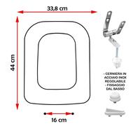 SEDILE COPRIWATER COMPATIBILE IDEAL STANDARD CONCA BIANCO