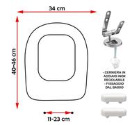 SEDILE COPRIWATER COMPATIBILE IDEAL STANDARD TESI BIANCO EUROPEO