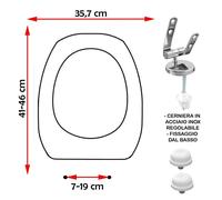 SEDILE COPRIWATER COMPATIBILE KERASAN MOZIA BIANCO