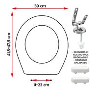 SEDILE COPRIWATER COMPATIBILE OLYMPIA IMPERO BIANCO