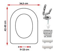 SEDILE COPRIWATER COMPATIBILE OLYMPIA SERIE 92 BIANCO