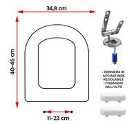 SEDILE COPRIWATER COMPATIBILE OLYMPIA TUTTO EVO BIANCO