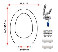SEDILE COPRIWATER COMPATIBILE POZZI GINORI JOIN 71 BIANCO