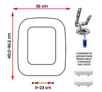 SEDILE COPRIWATER COMPATIBILE ROCA DEBBA BIANCO