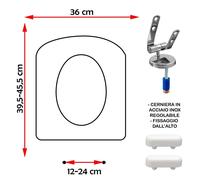 SEDILE COPRIWATER COMPATIBILE ROCA HALL BIANCO