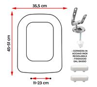 SEDILE COPRIWATER COMPATIBILE SBORDONI ALENA BIANCO