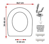SEDILE COPRIWATER COMPATIBILE SBORDONI FABIA BIANCO