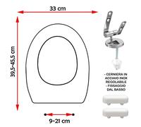 SEDILE COPRIWATER COMPATIBILE SIMAS ARCADE BIANCO