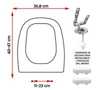 SEDILE COPRIWATER COMPATIBILE SIMAS GAMMA BIANCO