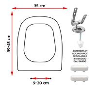 SEDILE COPRIWATER COMPATIBILE VAVID MEDITERRANEA BIANCO