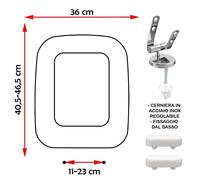 SEDILE COPRIWATER COMPATIBILE VAVID MISTRAL BIANCO