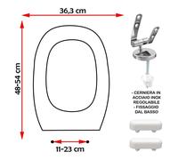 SEDILE COPRIWATER COMPATIBILE VAVID NORDICA BIANCO