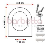 SEDILE COPRIWATER COMPATIBILE VULCANO CLASSIC BIANCO