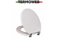 SEDILE COPRIWATER COPRIVASO LEGNO BIANCO PER VASO UNIVERSALE STANDARD COMUNE