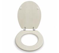 Sedile Copriwater Universale MDF Rovere Chiaro Effetto Legno 94105