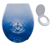 Sedile copriwater universale per bagno copri WC in plastica 44x36.5cm Art. 69010