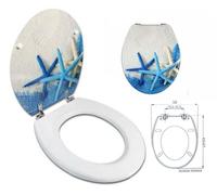 SEDILE COPRIWATER UNIVERSALE PER BAGNO COPRI WC WATER IN LEGNO 19" Mod. 69006