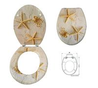 Sedile copriwater universale per bagno copri wc water in legno mod. 52977