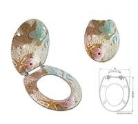 Sedile copriwater universale per bagno copri wc water in legno mod. 52981