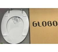 SEDILE COPRIWATER WC - GLOBO Mod. LEI RESINA POLIESTERE LEGNO ITALY ORIGINAL