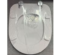 SEDILE COPRIWATER WC - IDEAL STANDARD Mod. ESEDRA IN RESINA POLIESTERE LEGNO ITA