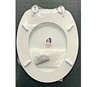 SEDILE COPRIWATER WC - UNIVERSALE Mod. D48 MDF PESANTE BIANCO SAPAL ITALY