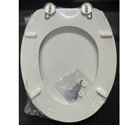 SEDILE COPRIWATER WC - UNIVERSALE RESINA POLIESTERE PESANTE BIANCO SAPAL ITALY