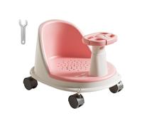 Sedile da bagno per bambini oltre 6 mesi, sedile da bagno sedile per bambini sedile per e neonato, non slip con ruote comode per doccia per seduta assistita in casa