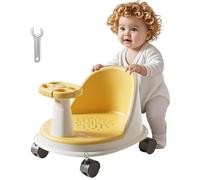 Sedile da bagno per bambini, supporto ergonomico per il bagno del bambino, 38 x 30 x 18 cm, accessorio per doccia antiscivolo, con ruote, per ragazza e bambino, sicurezza nel bagno per la casa aiuta a